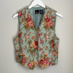 Liz sport vintage floral vest